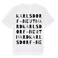 Karlsdorf-Neuthard ordlek t-shirt