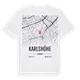 Karlshöhe karta t-shirt