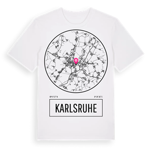 Karlsruhe t-shirt – ekologisk bomull t-shirt från Pinshirt