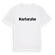 Karlsruhe fetstil t-shirt