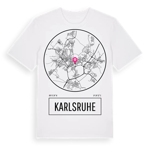 Karlsruhe t-shirt – ekologisk bomull t-shirt från Pinshirt