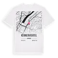 Kernerviertel karta t-shirt
