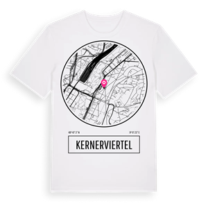 Kernerviertel t-shirt – ekologisk bomull t-shirt från Pinshirt