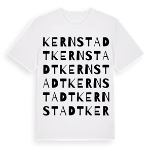 Kernstadt ordlek t-shirt – ekologisk bomull t-shirt från Pinshirt