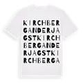 Kirchberg an der Jagst ordlek t-shirt