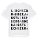 Kirchberg an der Jagst ordlek t-shirt