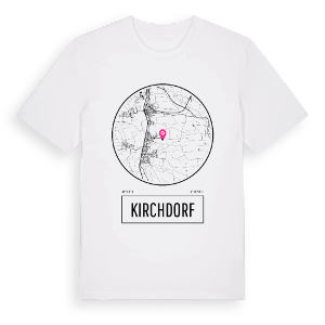 Kirchdorf t-shirt – ekologisk bomull t-shirt från Pinshirt