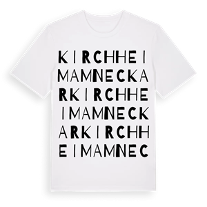 Kirchheim am Neckar ordlek t-shirt – ekologisk bomull t-shirt från Pinshirt