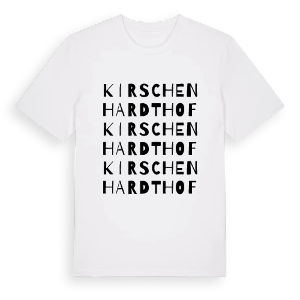 Kirschenhardthof ordlek t-shirt – ekologisk bomull t-shirt från Pinshirt