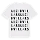 Kleinvillars ordlek t-shirt