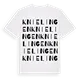 Knielingen ordlek t-shirt