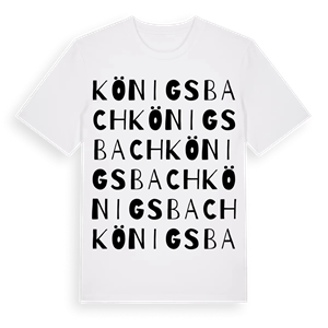 Königsbach ordlek t-shirt – ekologisk bomull t-shirt från Pinshirt