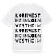 Kornwestheim ordlek t-shirt