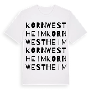 Kornwestheim ordlek t-shirt – ekologisk bomull t-shirt från Pinshirt