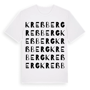 Kreßberg ordlek t-shirt – ekologisk bomull t-shirt från Pinshirt
