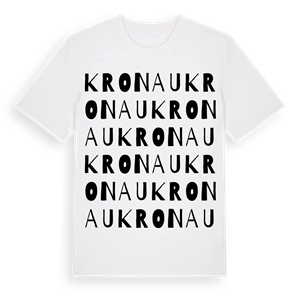 Kronau ordlek t-shirt – ekologisk bomull t-shirt från Pinshirt