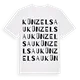 Künzelsau ordlek t-shirt