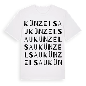 Künzelsau ordlek t-shirt – ekologisk bomull t-shirt från Pinshirt