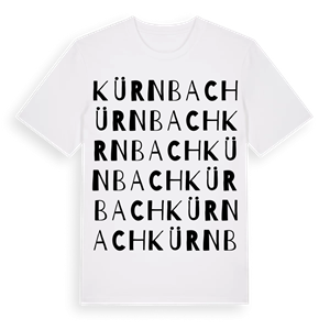 Kürnbach ordlek t-shirt – ekologisk bomull t-shirt från Pinshirt