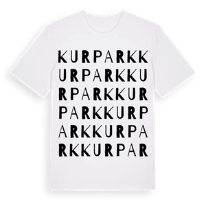 Kurpark ordlek t-shirt – ekologisk bomull t-shirt från Pinshirt
