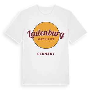 Ladenburg cirkel t-shirt – ekologisk bomull t-shirt från Pinshirt