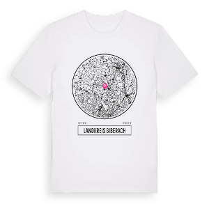 Landkreis Biberach t-shirt – ekologisk bomull t-shirt från Pinshirt