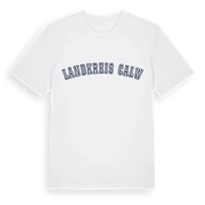Landkreis Calw college t-shirt – ekologisk bomull t-shirt från Pinshirt