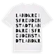 Landkreis Freudenstadt ordlek t-shirt