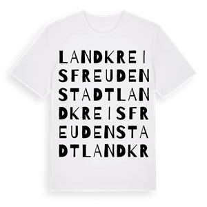 Landkreis Freudenstadt ordlek t-shirt – ekologisk bomull t-shirt från Pinshirt