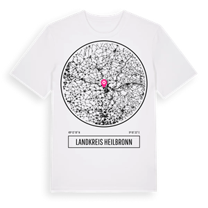 Landkreis Heilbronn t-shirt – ekologisk bomull t-shirt från Pinshirt