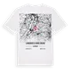 Landkreis Karlsruhe karta t-shirt