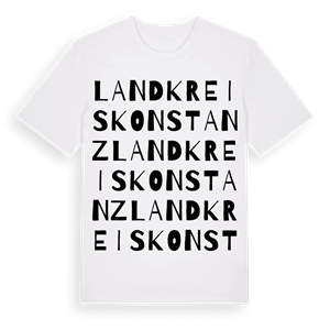 Landkreis Konstanz ordlek t-shirt – ekologisk bomull t-shirt från Pinshirt