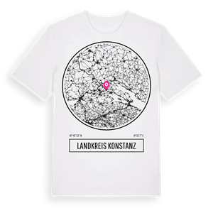 Landkreis Konstanz t-shirt – ekologisk bomull t-shirt från Pinshirt