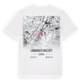 Landkreis Rastatt karta t-shirt