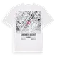 Landkreis Rastatt karta t-shirt