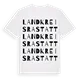 Landkreis Rastatt ordlek t-shirt
