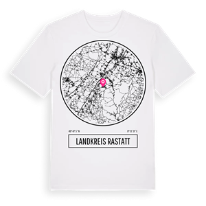 Landkreis Rastatt t-shirt – ekologisk bomull t-shirt från Pinshirt