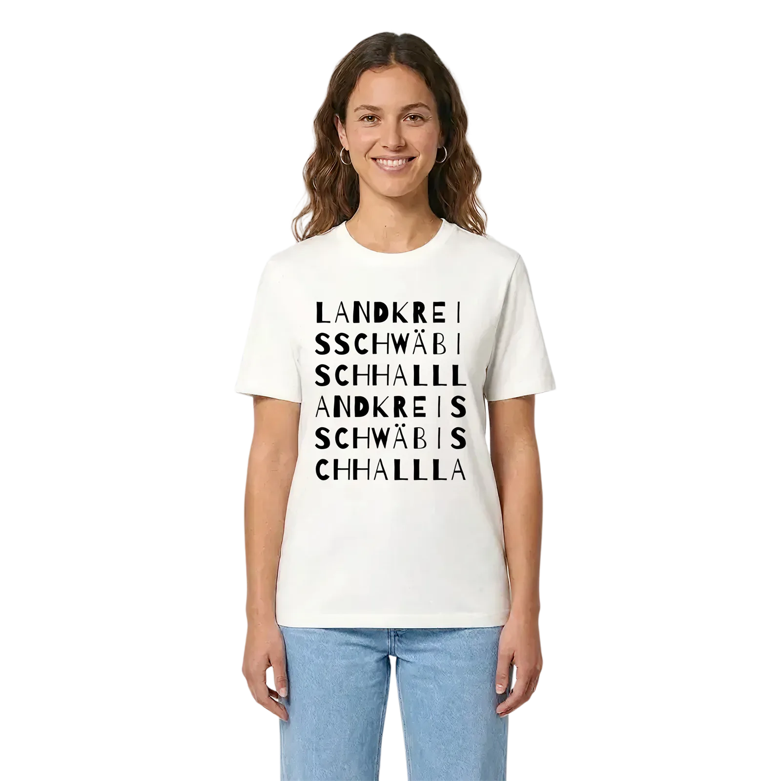 Landkreis Schwäbisch Hall ordlek t-shirt – White, i miljö