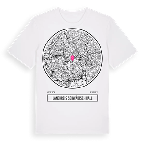Landkreis Schwäbisch Hall t-shirt – ekologisk bomull t-shirt från Pinshirt