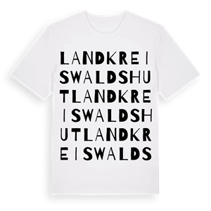 Landkreis Waldshut ordlek t-shirt – ekologisk bomull t-shirt från Pinshirt