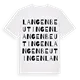 Langenbeutingen ordlek t-shirt
