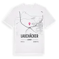 Lauchäcker karta t-shirt