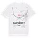 Lauchäcker karta t-shirt
