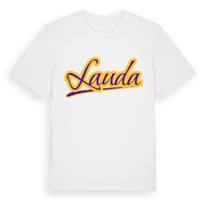 Lauda baseball t-shirt – ekologisk bomull t-shirt från Pinshirt