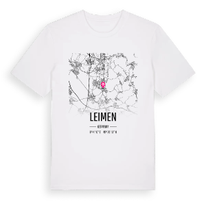 Leimen karta t-shirt – ekologisk bomull t-shirt från Pinshirt