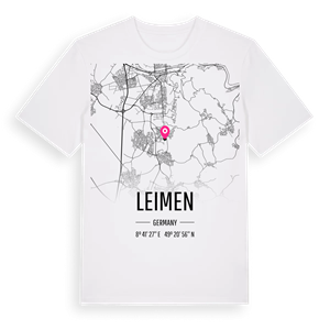 Leimen karta t-shirt – ekologisk bomull t-shirt från Pinshirt