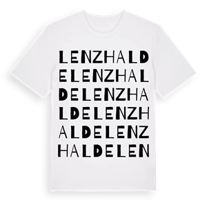 Lenzhalde ordlek t-shirt – ekologisk bomull t-shirt från Pinshirt