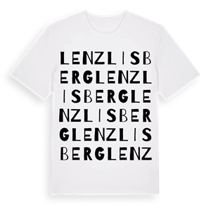 Lenzlisberg ordlek t-shirt – ekologisk bomull t-shirt från Pinshirt