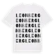 Leonberg ordlek t-shirt