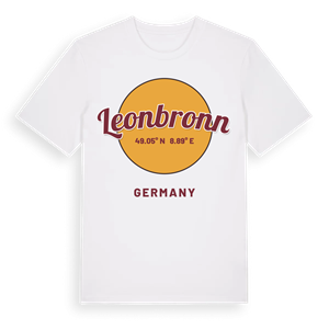 Leonbronn cirkel t-shirt – ekologisk bomull t-shirt från Pinshirt